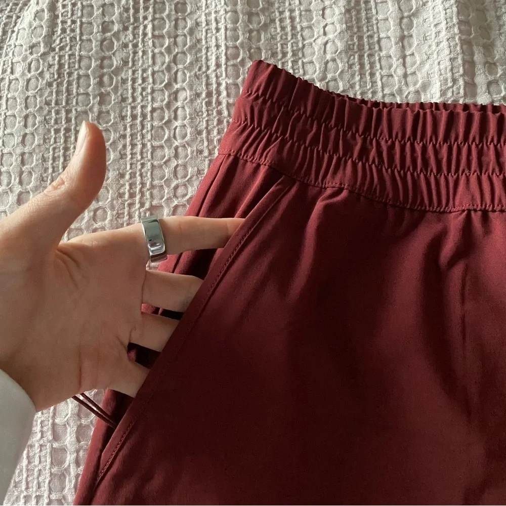 NWT Athleta Dawn High Rise 15” Skirt Redwood Sz XS Active Summer Travel Pockets
